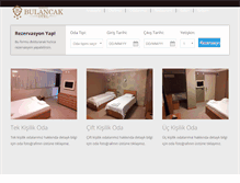 Tablet Screenshot of bulancakhotel.com